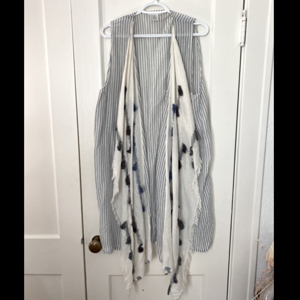 Anthropologie wrap vest